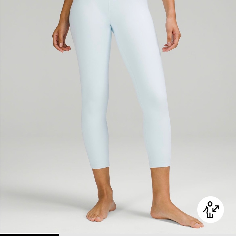 Lululemon Align 25” high rise pant. Powder Blue Size 6